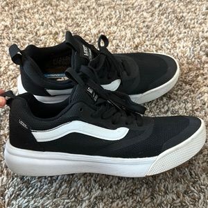 Black Vans Ultra range shoes